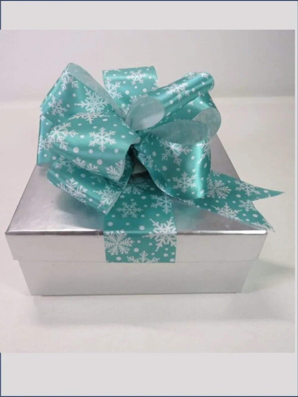 Premium Holiday Gift Box Bundle (3-Pack) Red & Metallic Silver with Bows